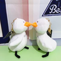 hot ins cute duck plush keychain girl birthday gift phone backpack ornaments desktop decoration home pendant school kids toy