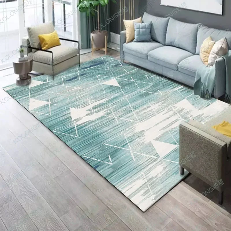 Скандинавский ковер для спальни гостиной прикроватный с геометрическим