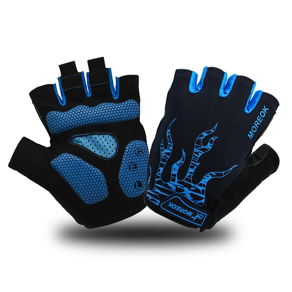 Противоскользящие портативные перчатки с половинными пальцами защитные для