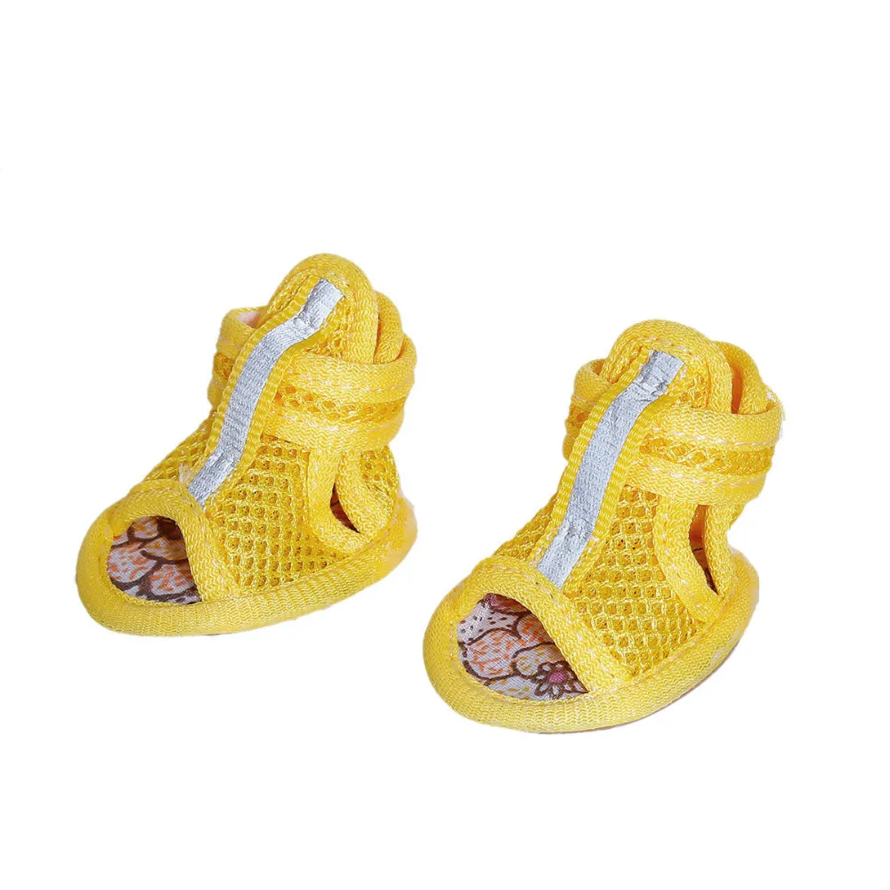 Повседневное противоскользящая обувь для собак в виде щенят ошейник маленьких