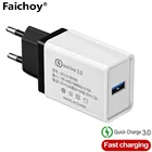 Зарядное устройство Quick Charge 3,0 USB 5V 3.5A EUUS мобильный телефон зарядное устройство QC3.0 Быстрая зарядка для iPhone 6 7 8 Apple Huawei Xiaomi