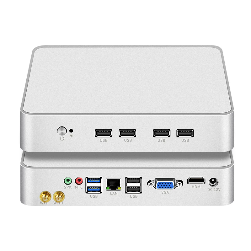 Intel I3 8130 4GB 40GB 1LAN 8USB 4 ядра брандмауэр Мини ПК Mac для мини компьютера|Мини ПК| |