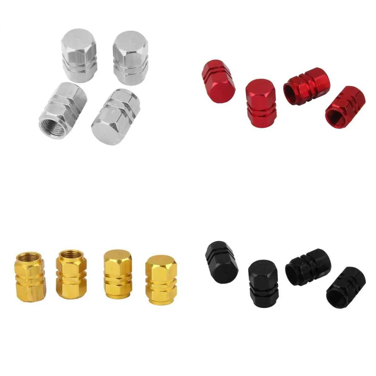 16 шт Универсальный алюминиевый сплав колесо грузовика покрышки клапана пыли