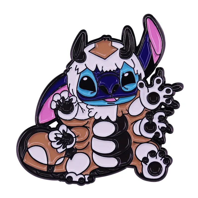 AVATAR the Last Airbender Appa Momo брошь булавки эмалированные металлические значки булавка на
