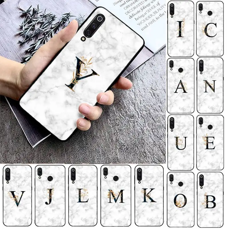 

Letter Flower Matte Phone Case Phone Case For Xiaomi mi9 mi8 F1 9SE 10lite note10lite Mi8lite Back Coque xiaomimi5x
