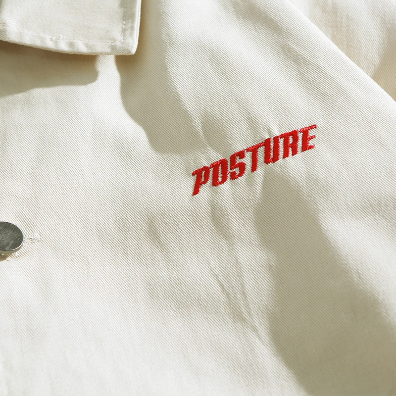 Модная мужская тренерская куртка с буквенным принтом ветровка на пуговицах