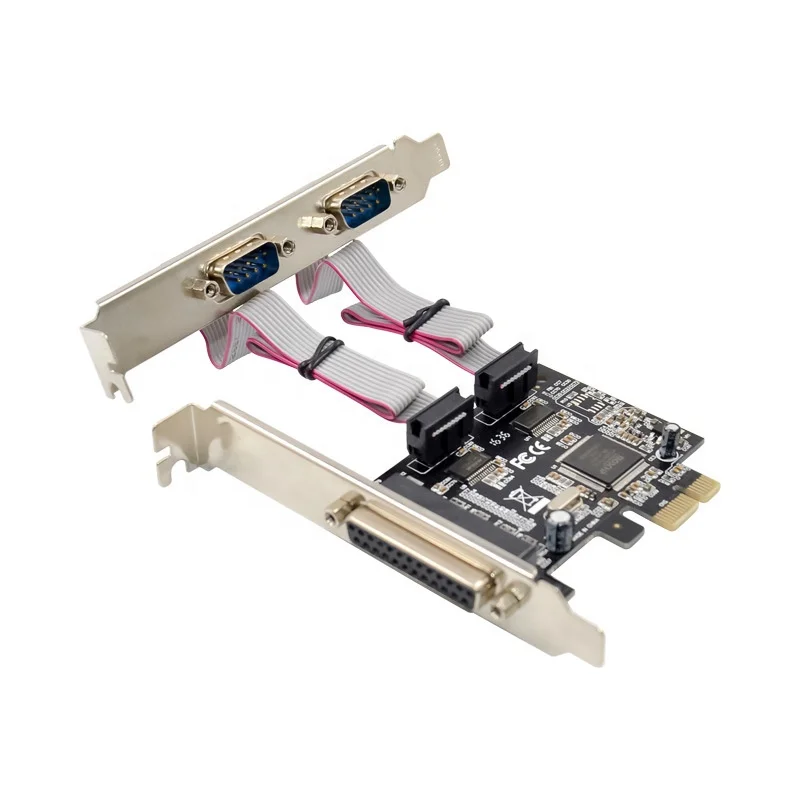 PCIe to 2S1P серийная и Стандартная карта pcie на 2 порта rs232 + параллельный принтер