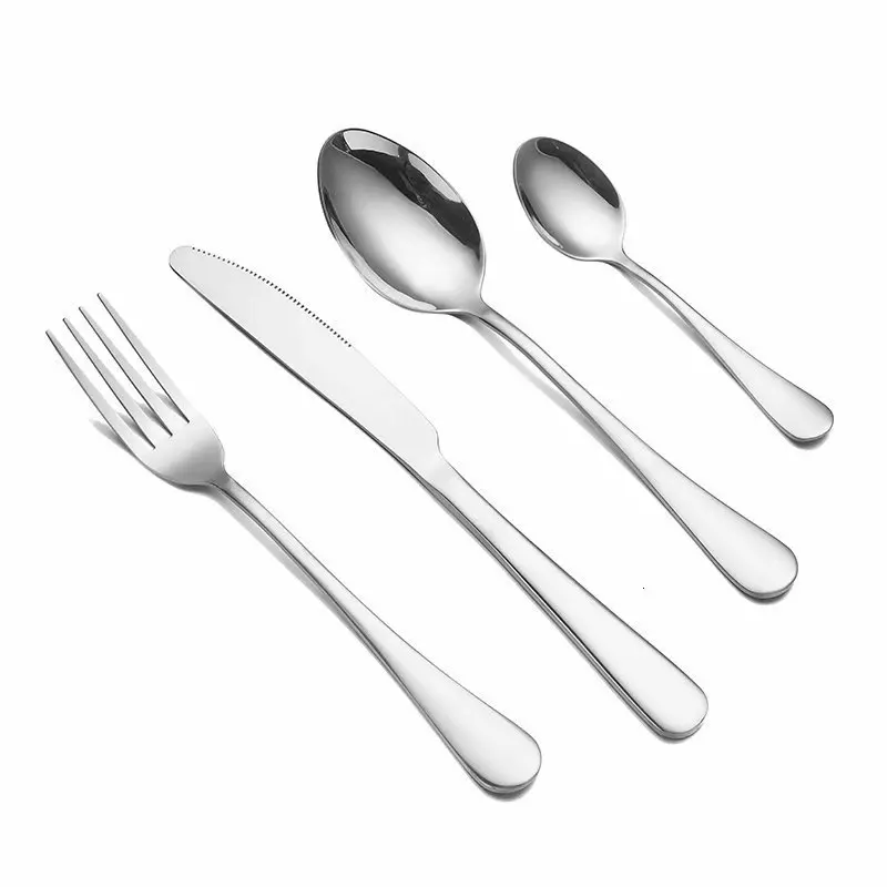 

4PCS Stainless Steel Spoon With Long Handle Ice Spoon Coffee Spoon Tea Home Kitchen Tableware Spoons