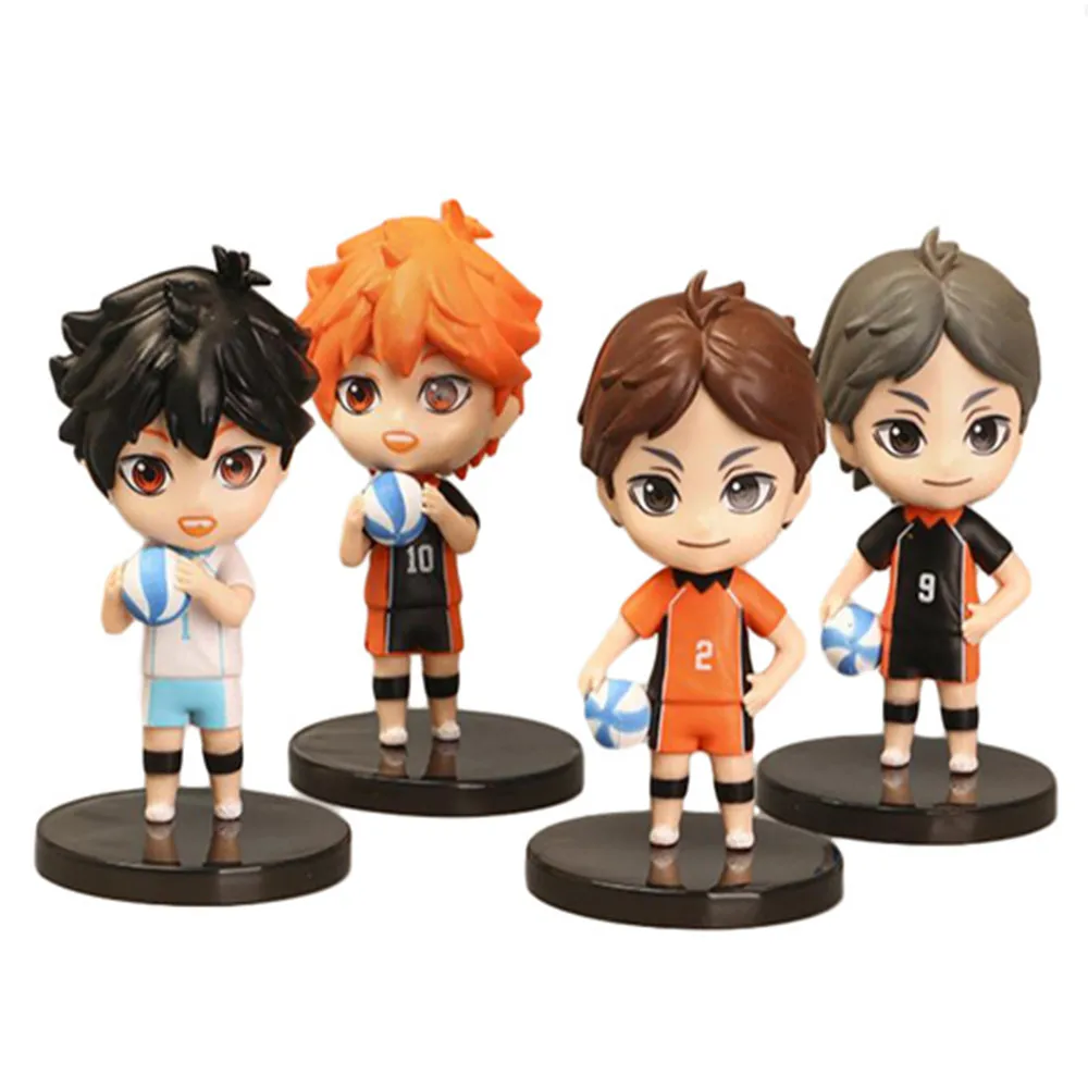Фигурки героев Аниме Haikyuu ПВХ Модель Хината шойо тобио кагеяма для волейбола