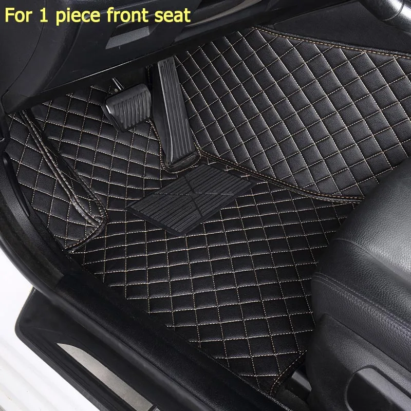 Only for 1 piece KADULEE пользовательские автомобильные коврики для Mitsubishi Все модели для Outlander, pajero ASX Pajero sport lancer galant Lancer-ex grandis foot - Название цвета: Only for 1 piece