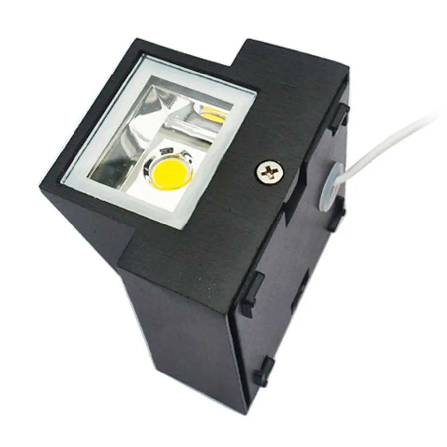 

3W LED Single Head Porch Wall Lamp Wall Sconce Square Outdoor Balcony Garden Fence Door Waterproof Wall Light