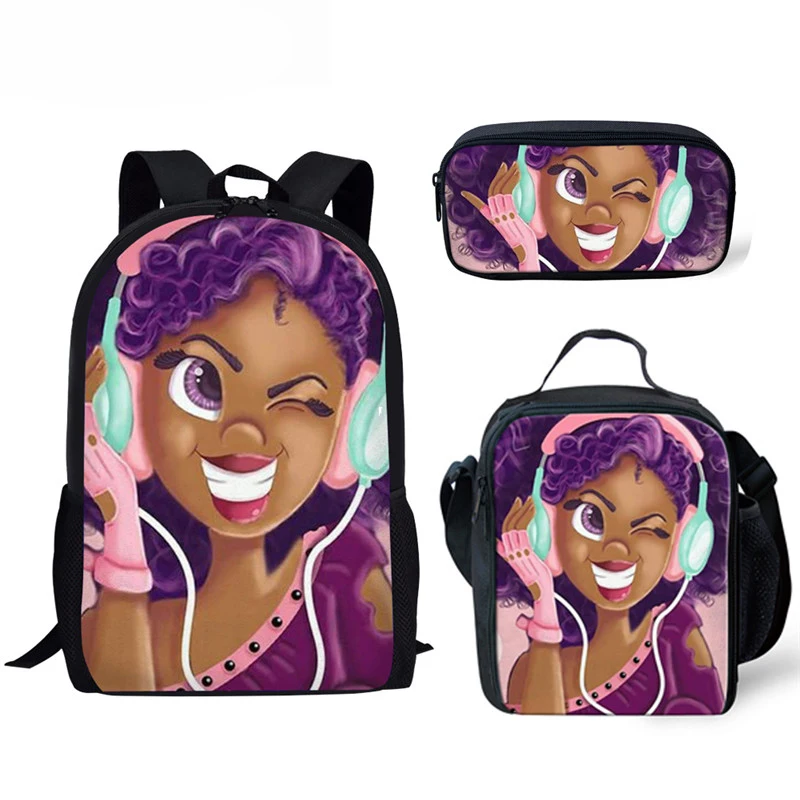 Женский рюкзак с принтом Cattoon, набор модных школьных сумок для девочек, детская сумка для книг, повседневный рюкзак, индивидуальная упаковка