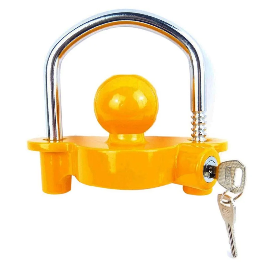 

Heavy-Duty Hook Lock Universal Caravan Accessories Trailer Ball Coupler Trailer Lock Heavy-Duty Hook Anti-Theft Lock Hitch