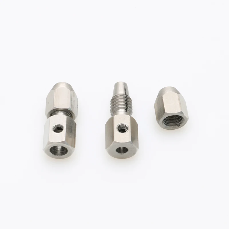 2 шт. Коллет-соединитель 3,17x4 мм, 4x4 мм, 5x4 мм, 6x4 мм для гибкого кабеля валов с двигателем мотора 4 мм, части соединительной муфты для RC электрической лодки