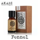 Масло AKARZ Эфирное масло фенхеля, топ-бренд уход за кожей лица и тела, ароматическая лампа для спа-сообщений, ароматерапия, масло фенхеля
