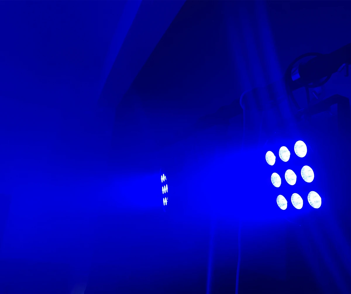 12 шт./Партия+ беспроводной пульт дистанционного управления светодиодный Par Light 9x12 Вт 4в1 светодиодный светильник сценических эффектов со сменой цвета RGBW Light