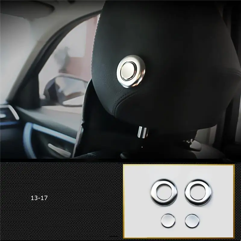 Control System Outlet Dashboard Door Lock Interior Modified Chromium Sticker Strip Protecter 13 14 15 16 17 18 FOR BMW 3 series |