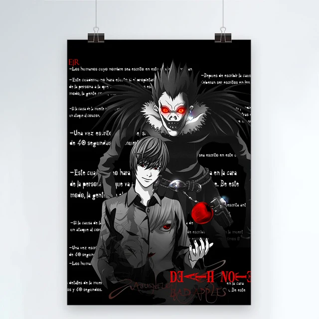 

Japanse Anime Death Note Cartoon Wall Retro Poster Painting Art Prints Bedroom Study Home Living Room Decoration Canvas Picture
