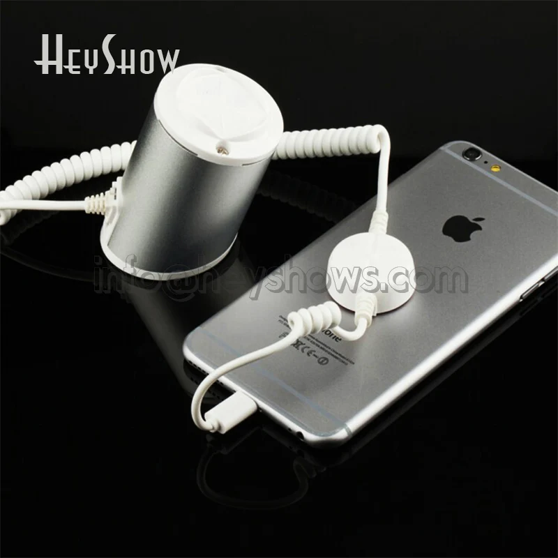 10PCS Chargeable Security Burglar Alarm System Display Stand Anti-theft Holder Bracket Rack For Mobile Phone/Tablat iPad Retail