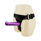 Двойной Дилдо страпон, реалистичный ультра эластичный ремешок на фаллоимитатор для лесбиянок, страпон, фаллоимитатор, взрослые секс-игрушки для пар, женщин, геев