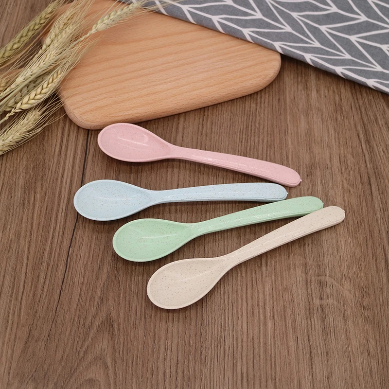 5 шт. пластиковые ложки для мороженого десерта чая |