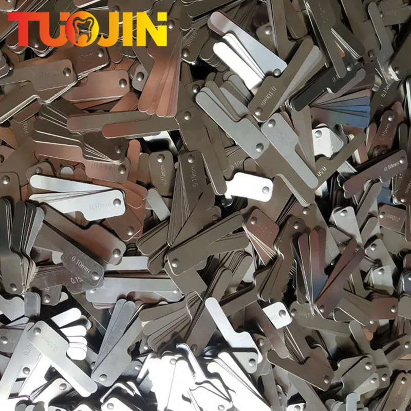 2 шт. линейка из нержавеющей стали для измерения полости рта|Стоматологическая