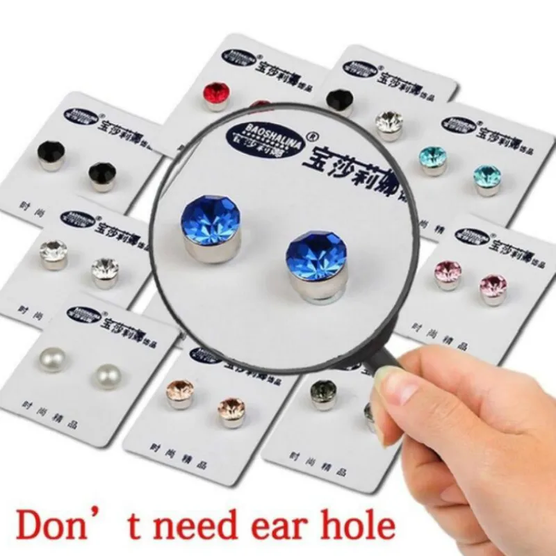 Магнитные серьги для похудения гвоздики магнитной терапии Кристальные сжигания