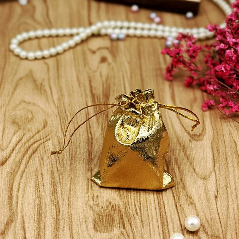 

20 in 1 Bunch Flannel Bag Tyrant Golden Bag Green Flannel Jewelry Bag Set Water Cup Bag