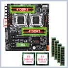 HUANANZHI X79-8D двойной X79 материнская плата с M.2 NVMe SSD с двумя слотами Giga LAN порт двойной Процессор Ксеон E5 2680 V2 Оперативная память 64G(4*16G) ECC REG