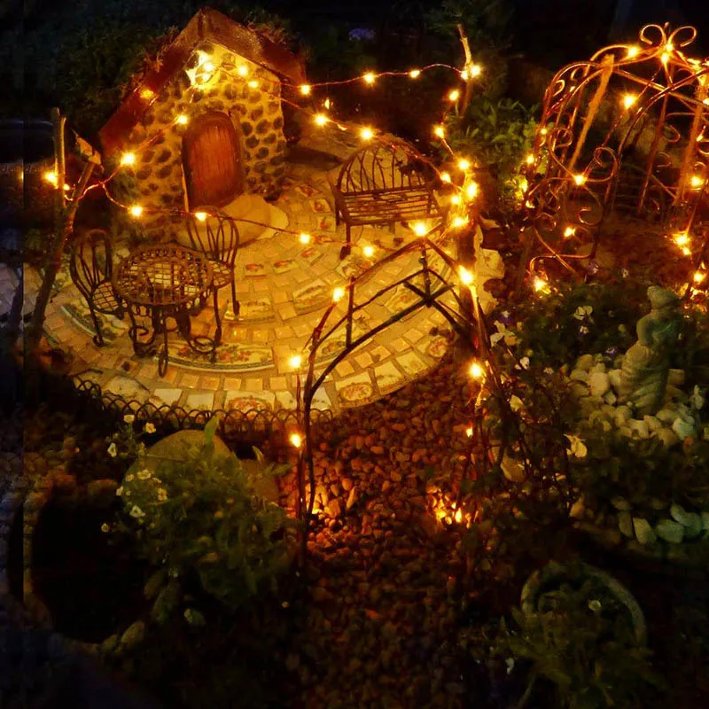 Сказочные огни на батарейках/USB питание светодиодный гирлянды 1 м 2 3 5 10 12