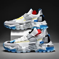 fashion colorful mens sneakers mesh breathable platform jelly sole shoes comfortable dad shoes chunky sneaker man casual shoe