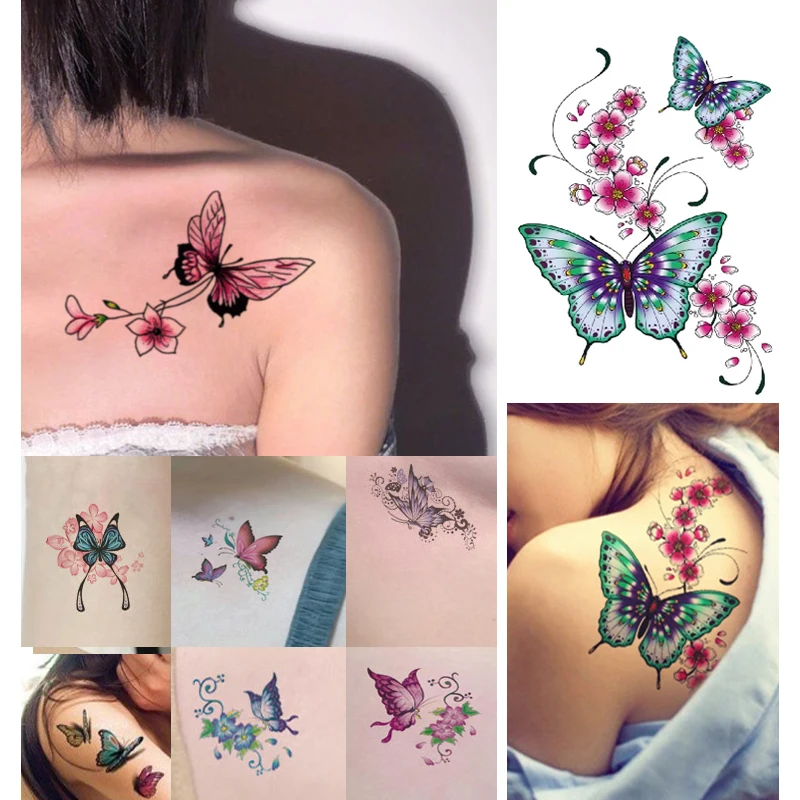 Водостойкая временная татуировка сексуальная поддельная наклейка для боди арта