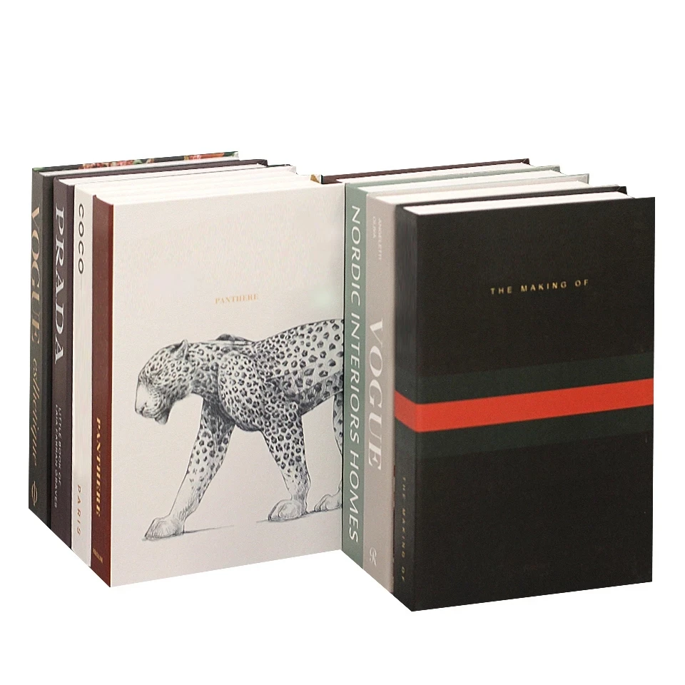 

Fake Book Cover Home Decorative Book Hotel Study Office Simple Modern Fake Book Model Cover Softcover Book