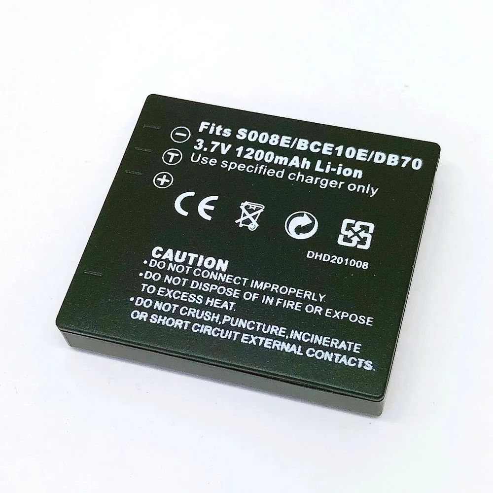 DMW BCE10 BCE10E CGA S008 VW VBJ10 DB 70 Батарея для цифрового фотоаппарата Panasonic DMC FS3 FS5 FS20 FX30 FX33 FX35