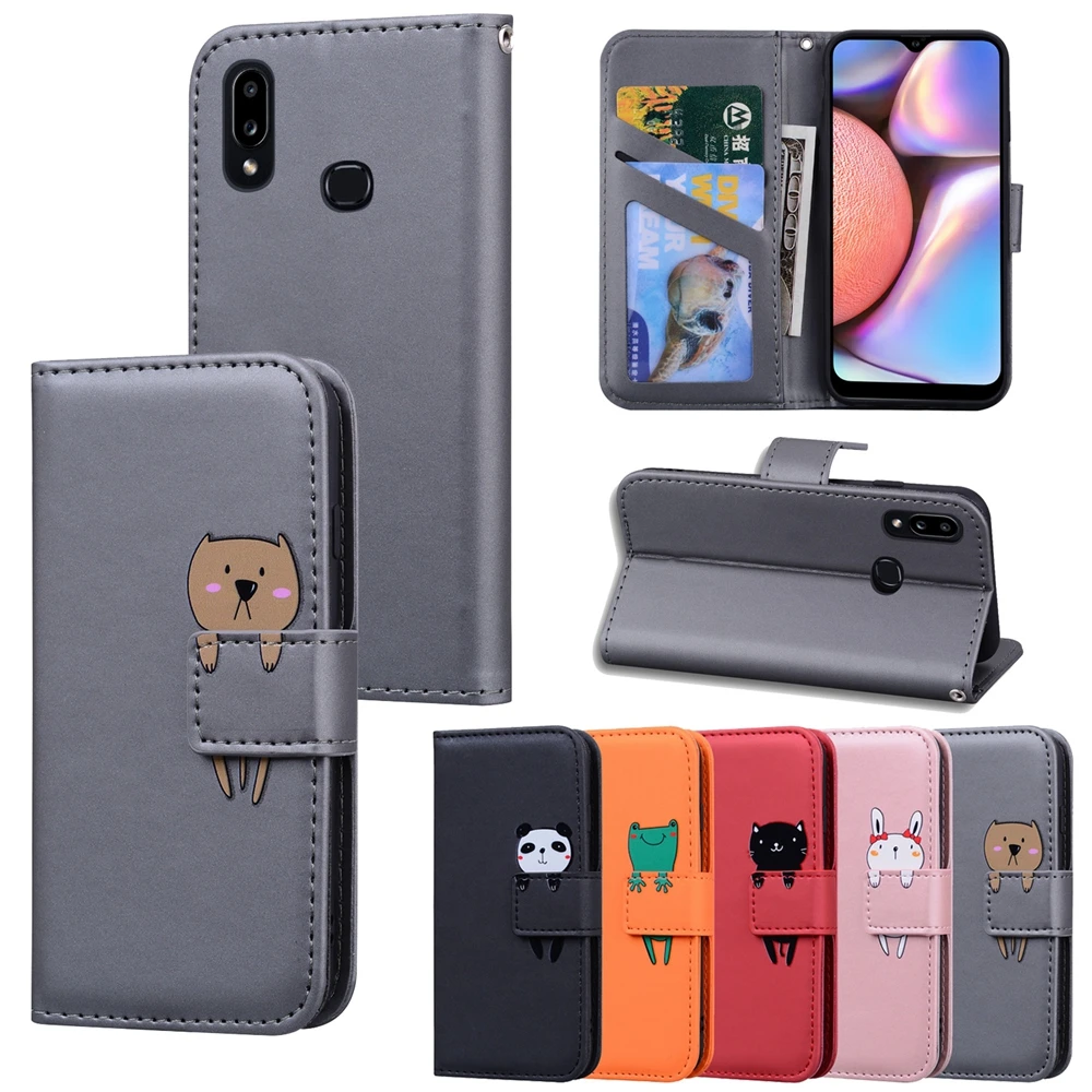 A10S чехол для Samsung A20S A30S A50S A70S кожаный флип с рисунком A80 A90 A20E Магнитный