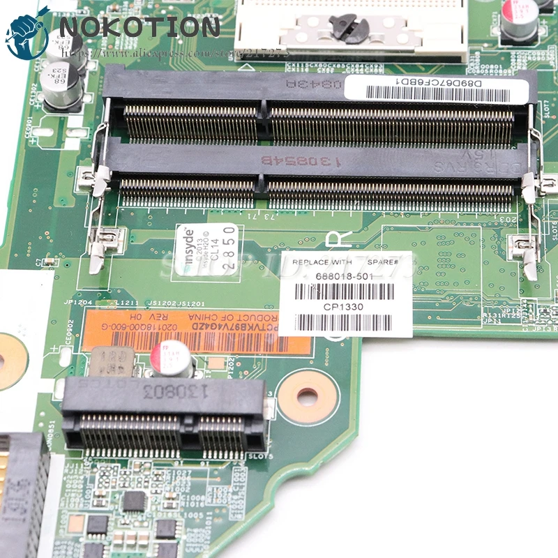 Материнская плата NOKOTION 688018-501 688018-001 для ноутбука HP Compaq CQ58 2000 2000-2204TU материнская HM70