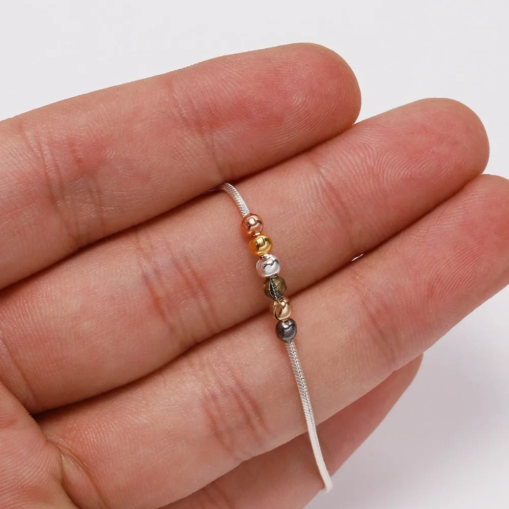 Обжимные бусины для бижутерии золотистые обжимные пробки бусин принадлежности