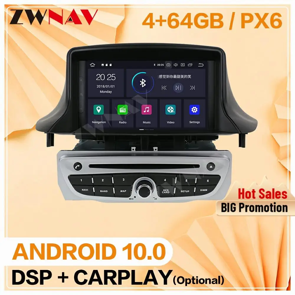 

2009 2010 2011 2012 2013 2014 2015 для Renault Megane 3 Fluence Android 10 мультимедийный плеер видео аудио радио GPS Navi головное устройство