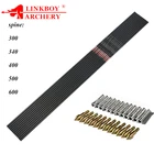 Древко для стрельбы из лука Linkboy углеродное 3k плетение 32 дюйма id6, 2 мм spine250-600 составной лук для стрельбы из лука традиционный лук для охоты 12 шт.
