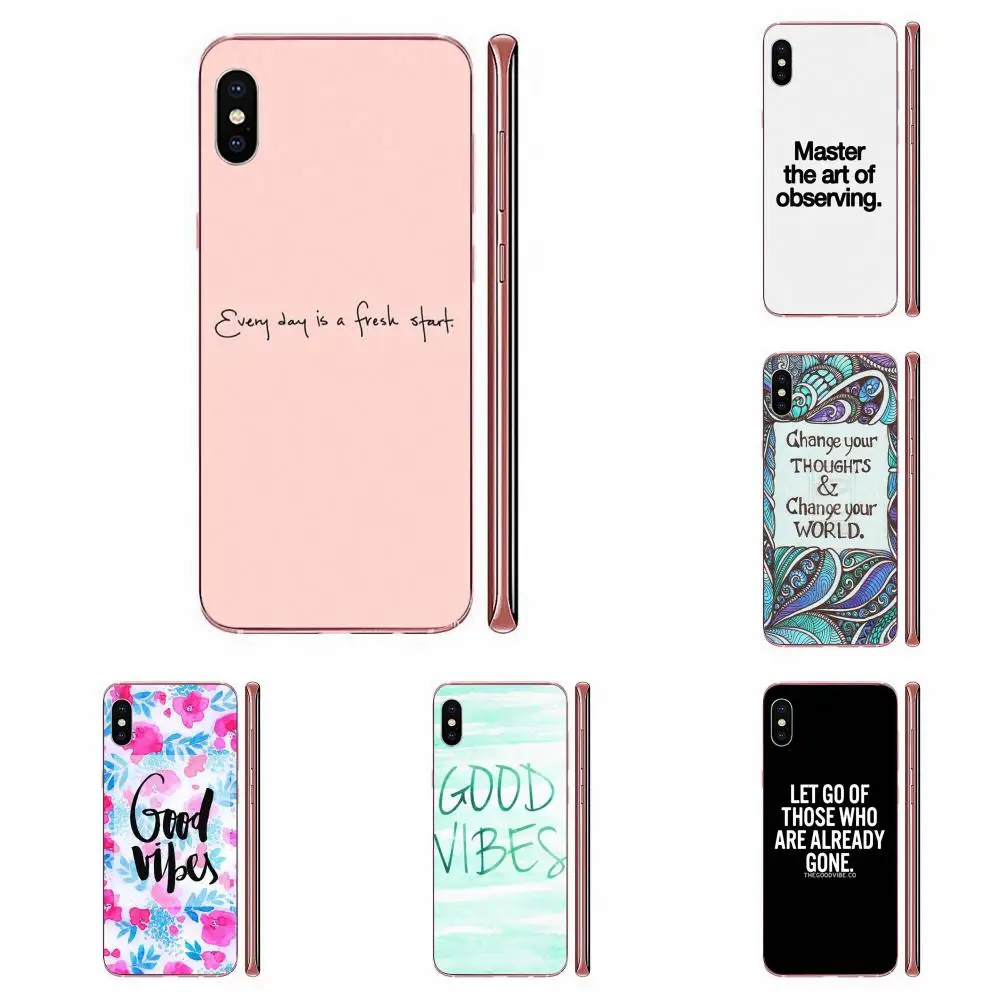 Хороший Vibes Tumblr котировки для Huawei Mate 9 10 20 P P8 P9 P10 P20 P30 P40 Lite Pro Smart 2017 чехол задней