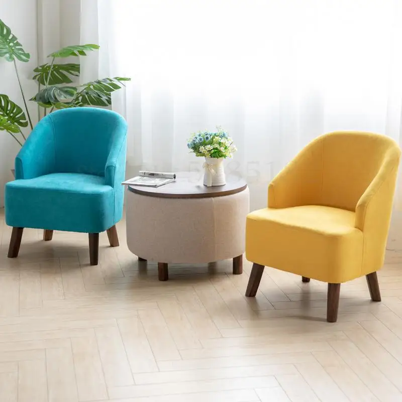 Скандинавский одноместный диван для маленькой квартиры современный