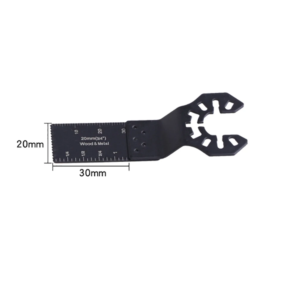 20mm straight blade 1 шт. Осциллирующий Инструмент пилы для резки дерева, гипсокартона, пластмассы, металла, алмаза, качели лезвия, Реноватор, аксессуары для электроинструментов - Внешние Диаметры: 20mm straight blade