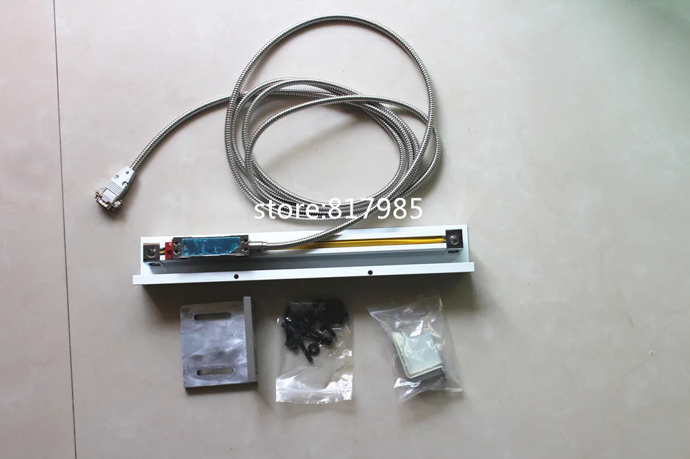 Лучшая цена 2 осевой цифровой индикатор DRO с точной линейной шкалой 70 1020 мм 5um