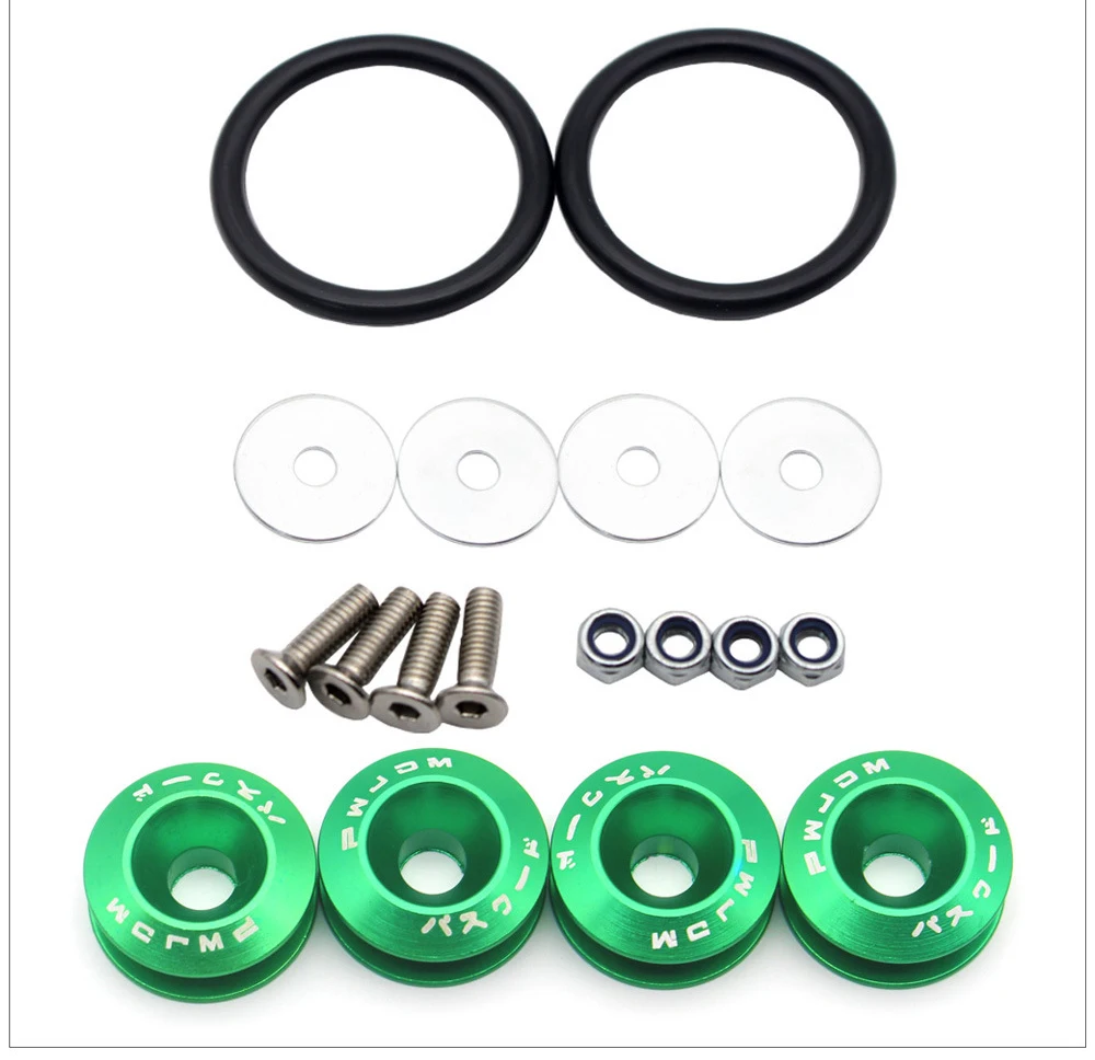 Быстросъемные крепежи JDM идеально подходят для передних бамперов задних и крышек