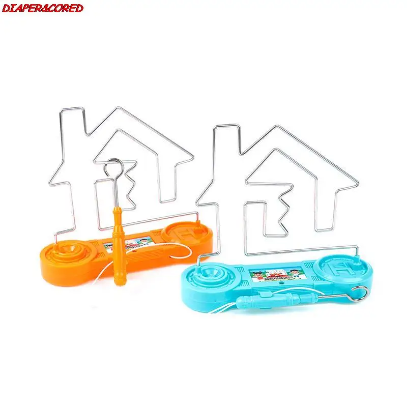 

Kids Collision Electric Shock Toy Education Electric Touch Maze Game Party Funny Science Experiment Toy Children's Gift