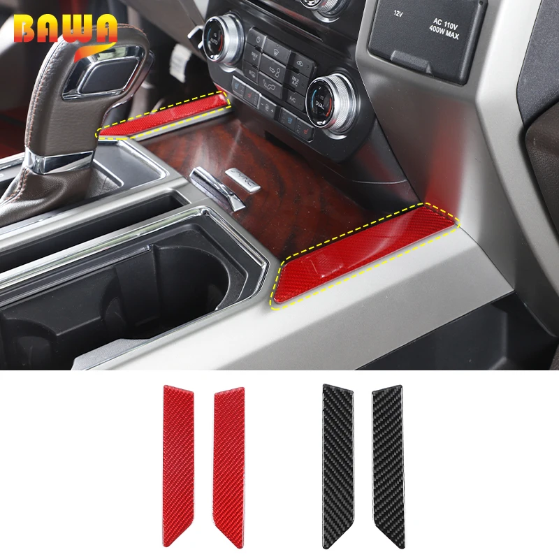 

Внутренние молдинги BAWA, передние панели для хранения автомобильных шестеренок, декоративные наклейки для Ford F150 2015 и выше