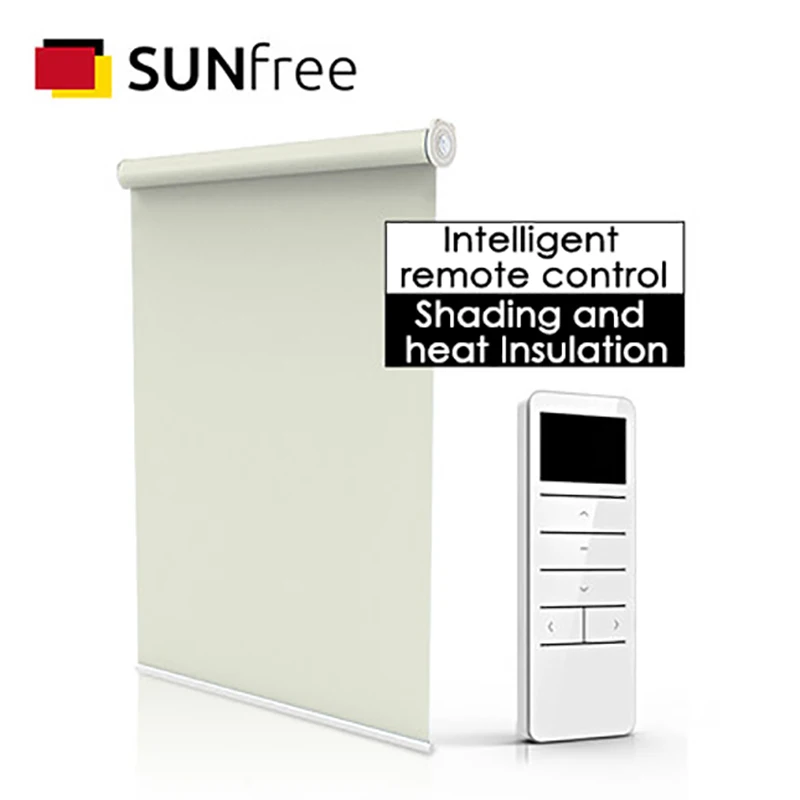 Регулируемый размер электрические умные жалюзи система без дрели с внутренним