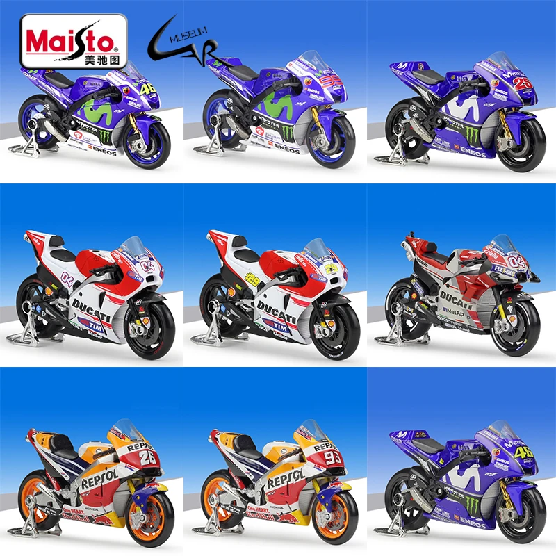 

Коллекция моделей мотоциклов Maisto 1:18 2018 YAMAHA YZR M1 46 V.Rossi Andrea Honda Repsol RC213V 93 Marquez Racing, коллекция литых металлических моделей