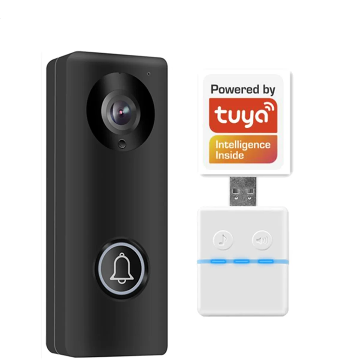 2MP 1080P  Tuya Smart Life APP  Wireless WIFI Doorbell Support POE Video Door Phone Intercom Visual Door Viewer