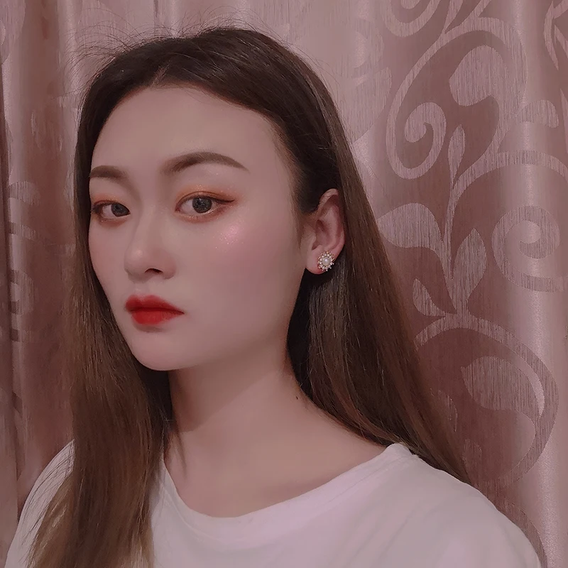 Серьги из горного хрусталя для женщин и девушек модные наборы 9 пар серег милые